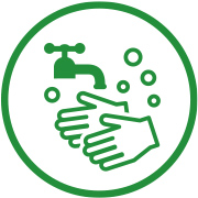 手洗い・うがいにご協力をお願いします。体調不良時の練習は自粛をお願いします。